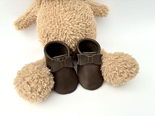 Mocassins en cuir véritable pour bébé | Le confort souple des premiers pas