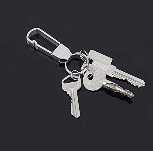 DNHCLL 200PCS 10MM Stainless Split Rings, Key Chains Link Connector for Connecting Lobster Clasp, Charms, Links and Other Jewelry Making(Silver)