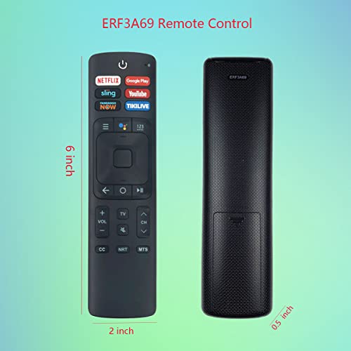 Télécommande ERF3A69 pour Hisense Smart TV 55H9050E 65H9E et 75EU8070 - 4