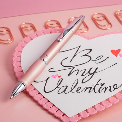 Image of Pilot G2 Limited Refillable & Retractable Gel Pen, Fine Point, Rose Gold Barrel, 0.7 mm, Black Ink, Single Pen