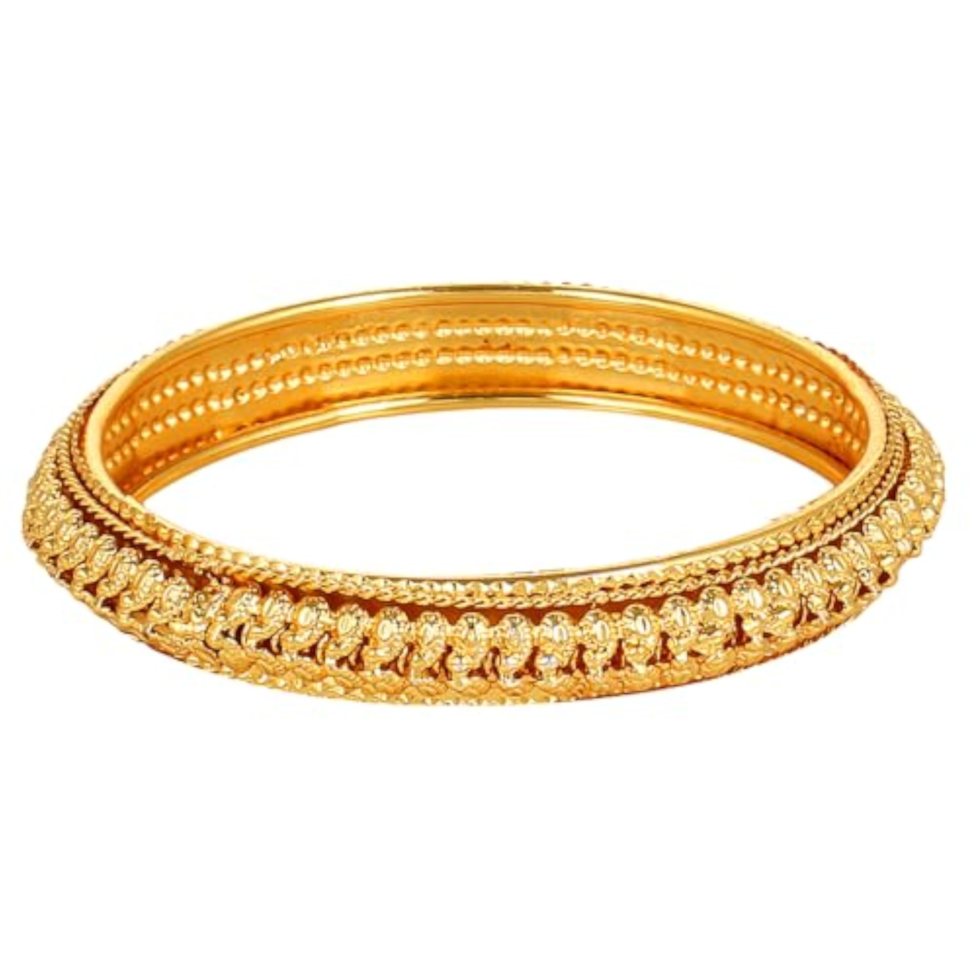Gold Plated Bangles Jewellery For Women (2.4)