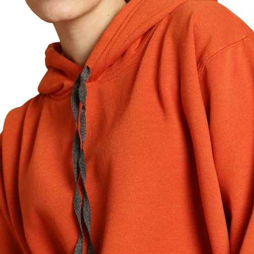 Image of Mack Jonney Solid Hooded Cotton Fleece tracksuit Co-Ord Set for Women-MACK32729