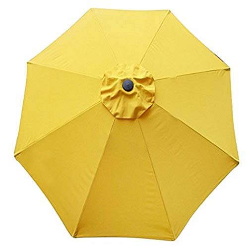 California Umbrella C908-SA57 Replacement Canopy Cover in Pacifica Yellow Umbrella, 9' Round