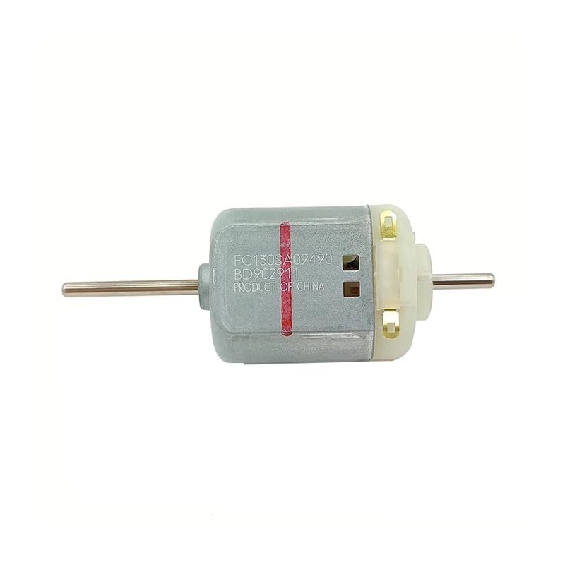 Micromotor DC 130 FC-130SA de doble eje largo 12V 24V 16700RPM para trenes y barcos a escala