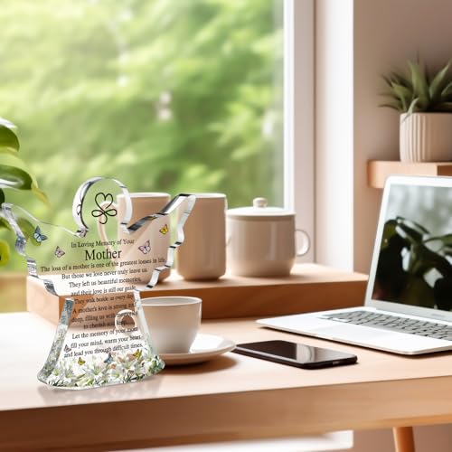 Figura decorativa ángel acrílico con diseño de mariposa miniatura 4