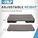 The Step (Made in USA) Original Aerobic Platform – Circuit Size Grey Aerobic Platform and Original Black Risers