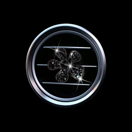 Image of 5 Pcs Car Vent Clip,Bling Flower Air Fresheners Vent Clips,Car Diffuser Rhinestone Car Interior Decoration Charm Accessories