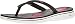 Skechers Performance Women's H2 Goga Lagoon Flip Flop, Black/Pink, 8 M US