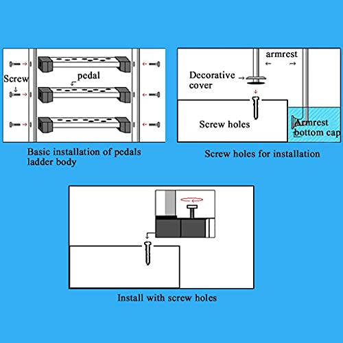 Escalera para piscina acero inoxidable 3 peldaños antideslizante miniatura 7