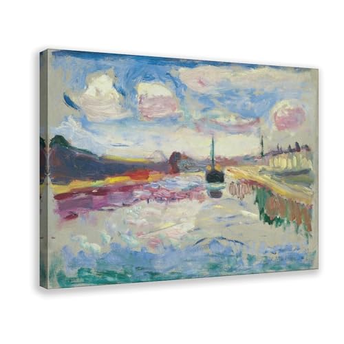 Matisse Canal du Midi : tableau de décoration murale bureau 40,6 x 61 cm