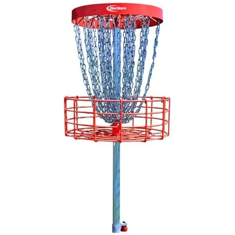 Disc Store GrowTheSport Permanent Disc Golf Basket - PDGA Championship Approved Cover