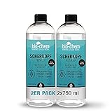 ✅ BESONDERHEIT: Die neue Rezeptur ist extra OHNE Duftstoffe, OHNE Farbstoffe und mit reduziertem Alkoholgehalt! Somit ist der Scherkopfreiniger nahezu geruchsneutral. Zudem pH-neutral und bestens geeignet für sensible Haut → Besonders materialfreundlich und hautverträglich, KEINE Hautirritationen oder Materialschäden!