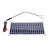 Lazmin112 Monokristallines 30-W-Solarpanel-Kit mit Hoher Umwandlungsrate und Controller für Outdoor-Enthusiasten