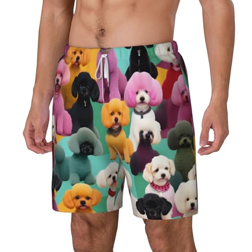 Short de bain homme avec doublure de compression anti frottement