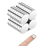 Small Magnets, 30 Pack Refrigerator Magnets 12x3mm Rare Earth Magnets Neodymium Magnets for Crafts, Whiteboard, Kitchen Cabinet