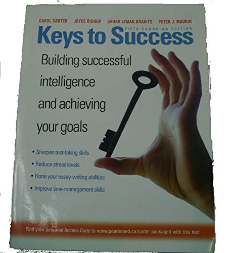 Keys to Success Pearson Custom Fifth Canadian E... 0135016592 Book Cover