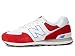 Produktbild New Balance Laufschuhe Inspired 574 für Unisex Schuhe, Rot/Weiß, 43 EU