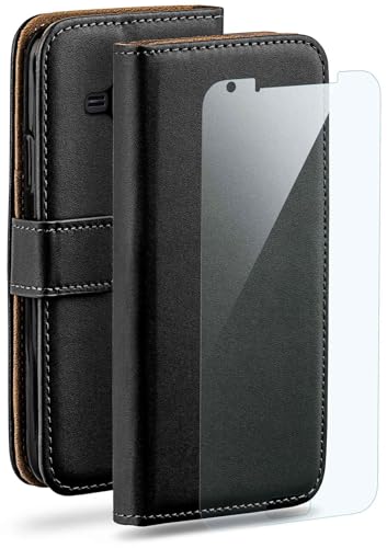 Kit protection premium Samsung Galaxy J1 2015 étui noir moex