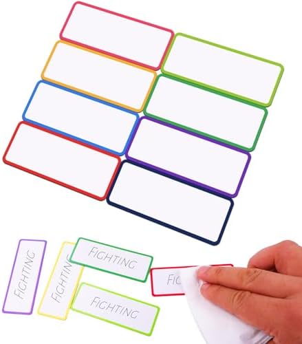 100 Stück Beschreibbare Magnetstreifen - Whiteboard Magnete Für Kühlschrank & Büro