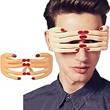 Wudaizhi Fingerbrille Festival Points Men Bar für Party Cosplay Außergewöhnliche Mode