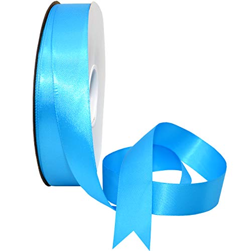 Image of Morex Ribbon 08822 /50-328 Ribbon, 7 /8 inch x 50 Yd, Island Blue