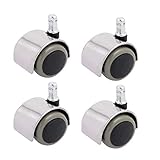  New Lon0167 Roulette de En vedette roulement couverte efficacité fiable 4pcs de roue de 11mm de roue de jumeau d\'unité centrale de 2 pouces PU(id:2f9 dd 1f 2d2)
