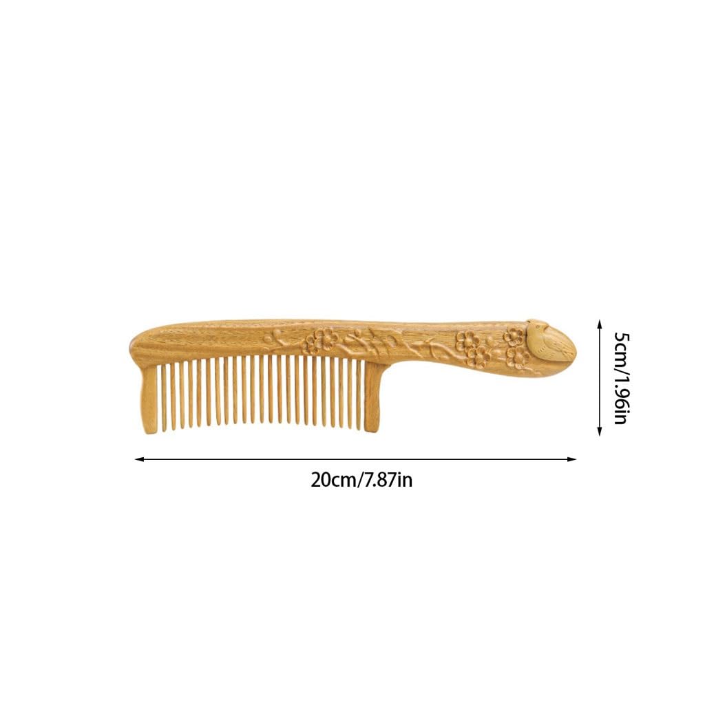 Peine Para Peinar Peine especial de pelo largo for mujer, peine for ducha de baño, peine rizador de madera maciza con mango Peine Para El Cabello