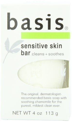 Basis Sensitive Skin Cleansing Bar - 4 oz - Buy Packs and SAVE (Pack of 5)