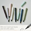 Kuretake Zig Letter pen COCOIRO, Refillable Marking pen, with Flexible ExtraFine brush tip, Black ink, Made in Japan (BLACK, Black)