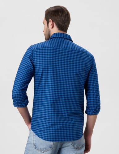 Image of Symbol Premium Men's Checkered Casual Shirt - Regular Fit | Full Sleeve | Pure Cotton (Available in Plus Sizes)