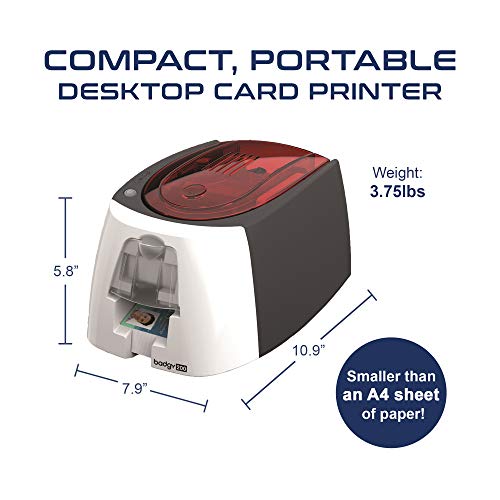 Evolis Badgy Badgy200 Single-Sided Card Printer #TOP5