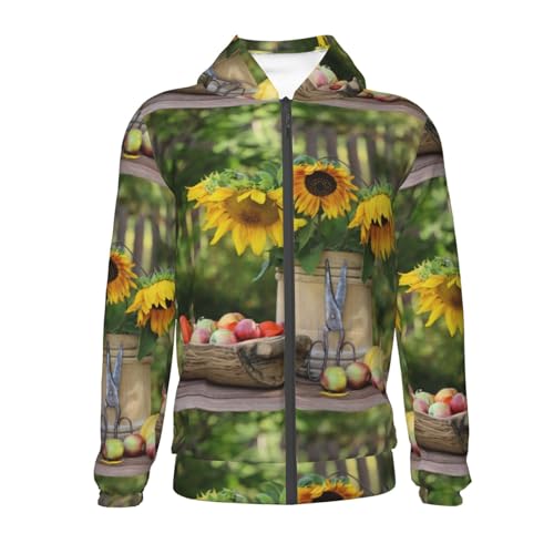 Vintage Wooden Bucket Kids Pullover Hoodies Boys Zip Up Sweatshirts Girls Athletic Clothes with Pocket2