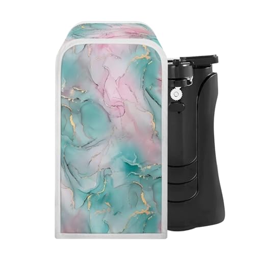 ZOUTAIRONG Marble Can Opener Cover Aqua Can Opener Dust Cover Home Kitchen Decorative Black Electric Can Opener Covers for Gifts