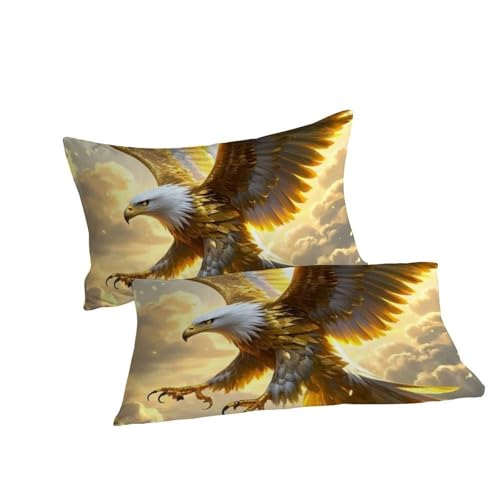Housse de couette couleur d'or oiseaux animaux lit king size - 7
