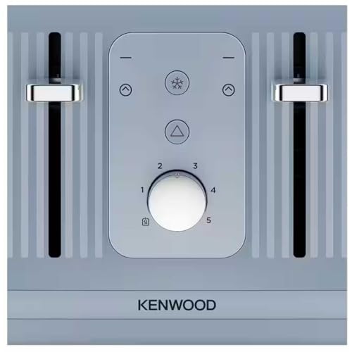Kenwood Dawn Toaster, 4 Slot Toaster, Reheat, 5 Browning Settings, Defrost and Cancel Functions, Pull Crumb Tray, TFP09.000BL, 1800W, Stone Blue - Image 3