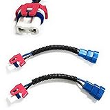 iJDMTOY 9005 9145 HB3 H10 Heavy Duty Ceramic Wiring Harness Sockets Compatible With Headlights or...