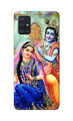 Image of Printed Hard Back Cover Case for Samsung Galaxy M31s Back Cover (Radha Krishna) -1803