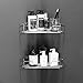 Soft Digits Corner Shower Caddy - 4 Piece Set, 304 Stainless Steel Shower Shelf with Adhesive, Mop Clip, Wall Mounted Storage Organizer for Bathroom, Kitchen