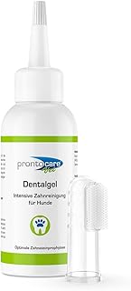 Prontocare-Vet Dental Gel 75ml | Zahnpflege Gel für Hunde & Katzen I Effektive Hundezahnpasta für Maulhygiene I Bekämpft Zahnstein & Mundgeruch, sorgt für optimale Balance product image