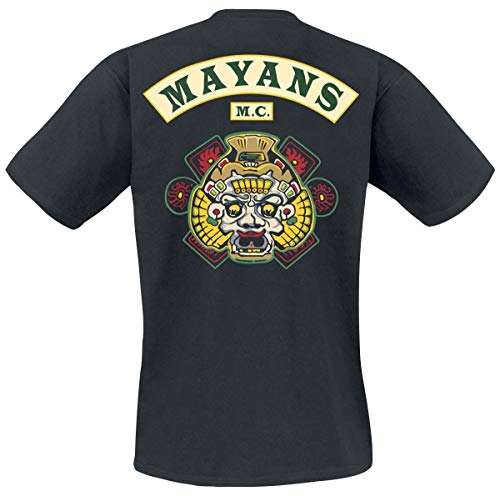 Sons of Anarchy Mayans - Back Patch T-Shirt Nero M...