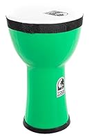TOCA Doumbek Freestyle 2 Trommel (wetterfester PVC Trommelkessel mit 10\ Höhe, immer perfekt gestimmt, ideal für Drum Circles, Bildung & Therapie, Durchmesser: 6\), Green