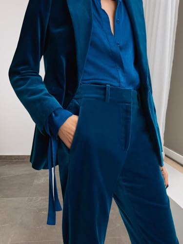 Velvet Suits for Women 2 Piece Peak Lapel Womens Suit Winter Elegant Women Suits 2 Piece Set for Party Prom3