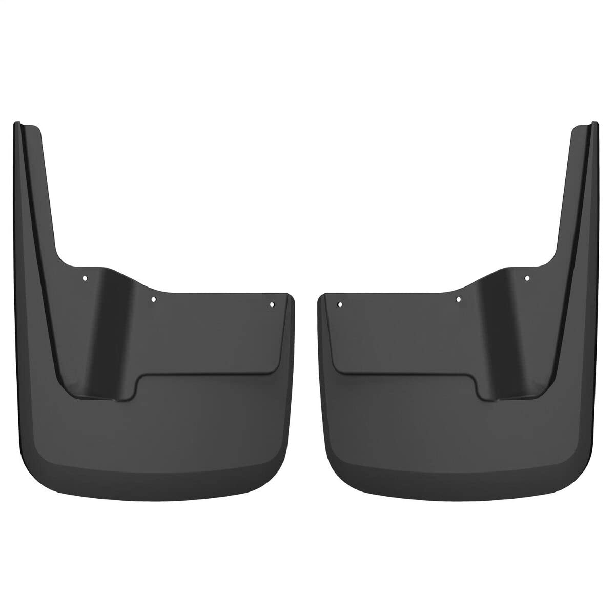 Husky Liners - Rear Mud Guards | 2020 - 2023 GMC Sierra 2500, 3500 HD (Excludes Dually), Rear Set - Black, 2 Pc. | 59291