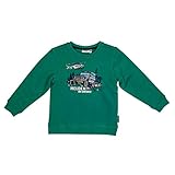 tolle warme Winterfarben SALT AND PEPPER Jungen Highway Patrol Helden im Einsatz Sweatshirt, Grün (Winter Green Melange 663), 116 (Herstellergröße: 116/122)