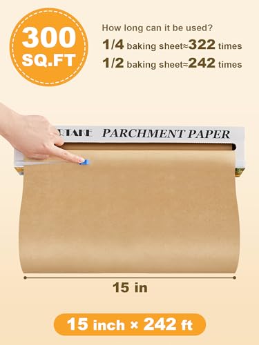 Smartake PP15300Z Parchment Paper Roll thumb #5