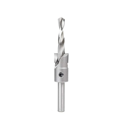 Miniatura 5 de Amana Tool 55145 Atornillado con punta de carburo sin vástago con taladro en espiral lento 1-18" D x 12" taladro