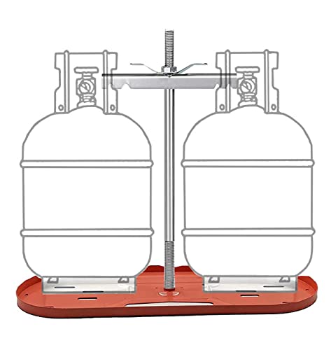 Snapklik.com : RVPNRR RV Dual Propane Tank Cylinder Rack For Camper And ...