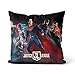 poduszki poduszka Batman Iron Man poduszka ozdobna z nadrukiem bawełna len poduszki na sofę kwadratowa dekoracja 45 x 45 cm