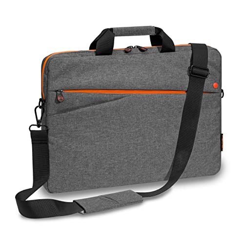 Custodia per notebook sottile e leggera, può essere indossata senza ingombro. Trasporto comodo grazie alla tracolla regolabile in modo continuo. Lunghezza della cinghia: max. 133 cm
