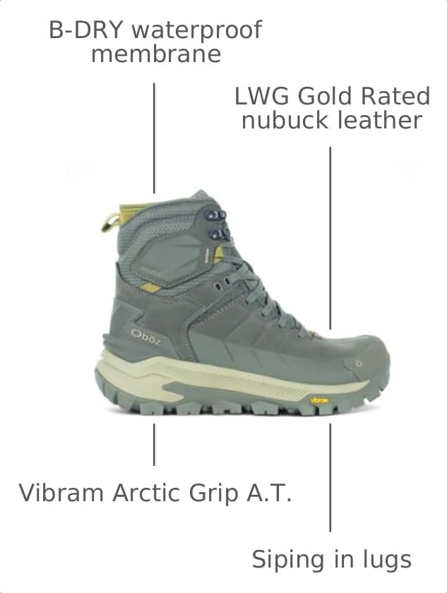 Image of Oboz Men's Bangtail Mid Insulated B-DRY Hiking Boot